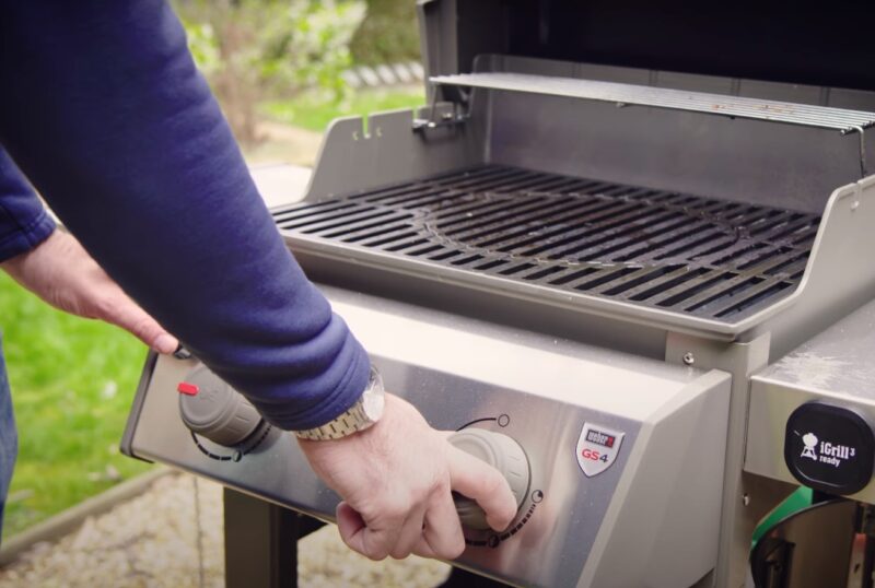 cooking gas for a barbecue